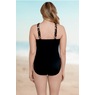 Crossover Leopard-Print Tank Swimsuit, , large