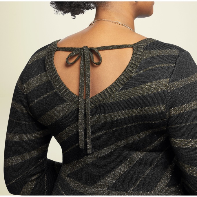 Raquel Sparkle Sweater Dress, , large
