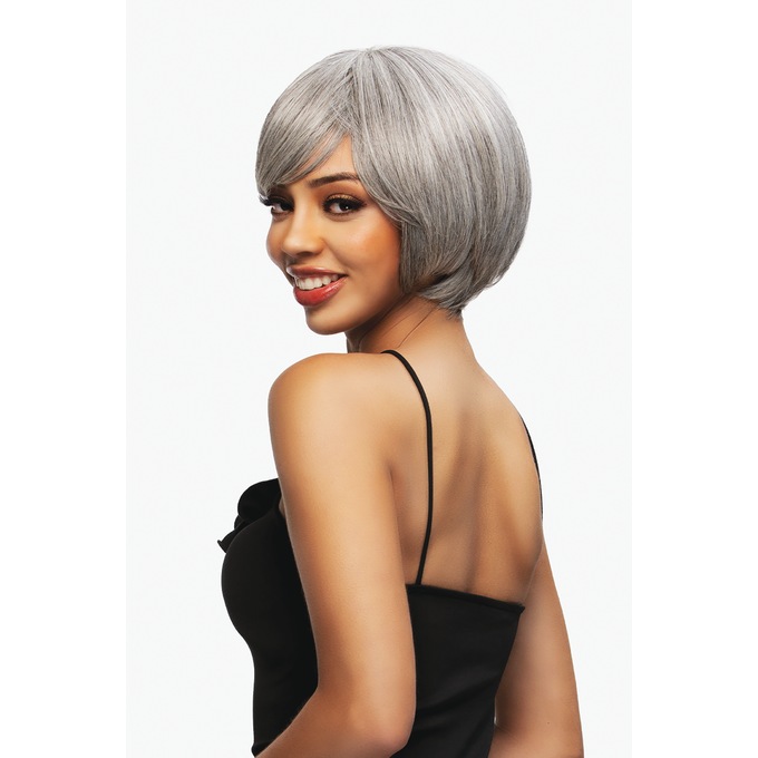 Vivica Fox Lina Human Hair Wig, Gray, large