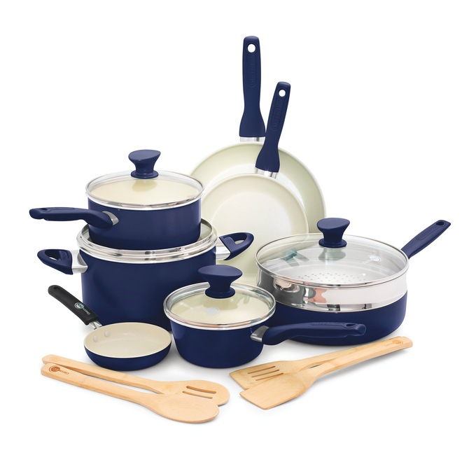 GreenPan Rio 16-Piece Cookware Set, , large