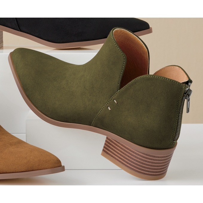Monroe and Main Zip Back Shootie, , large