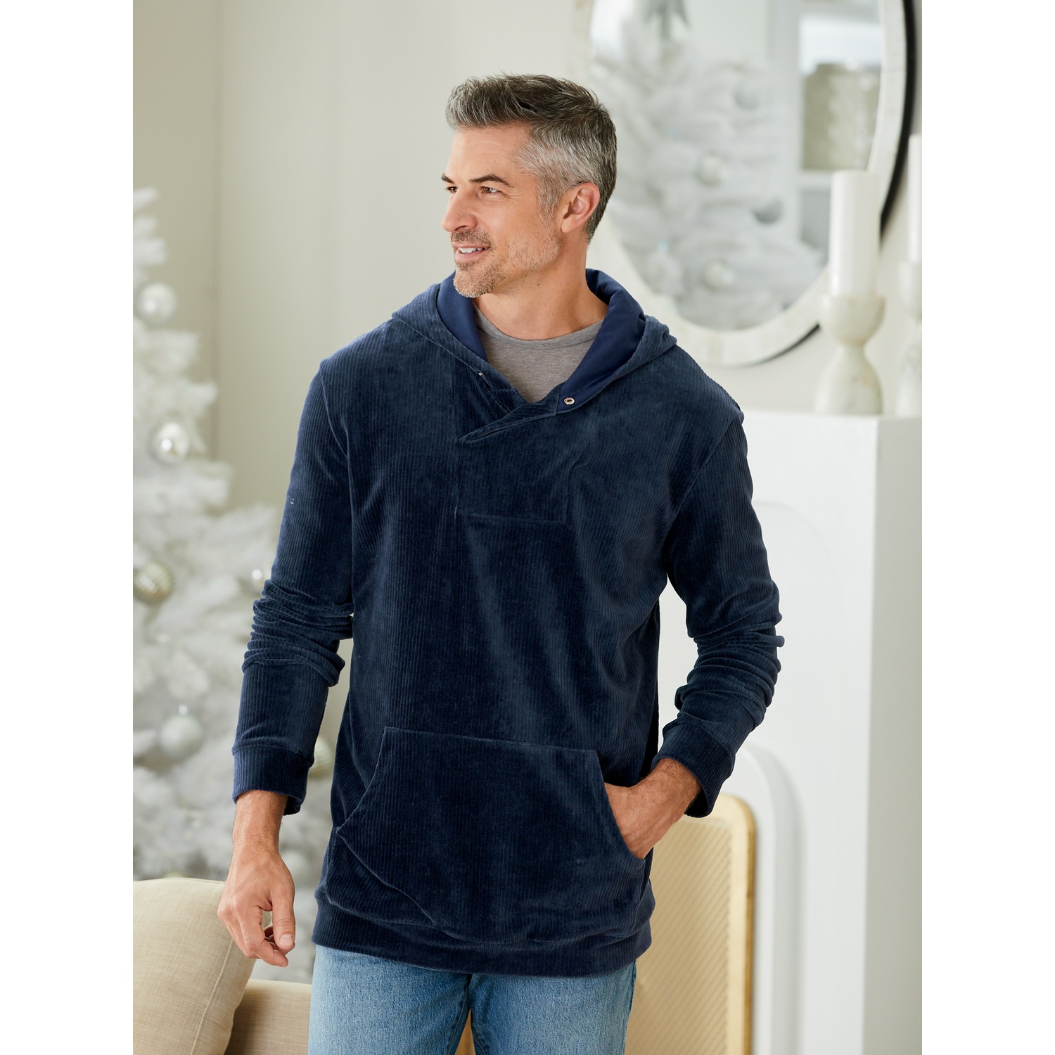 Corduroy sweatshirt deals