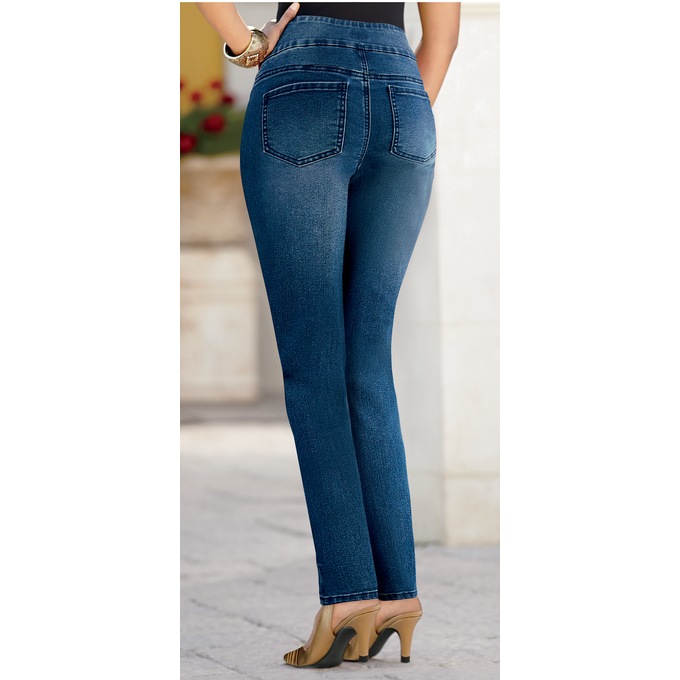 Ella Denim Jegging, Medium Wash, large