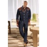 Rodney Men&rsquo;s Western Denim Shirt & Pant Set with Studded Faux-Suede Appliqu&eacute;s, , large