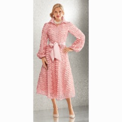All Over Ribbons A-Line Dress, , large