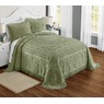 Emily Tufted Floral Cotton Chenille Sham, Sage, large