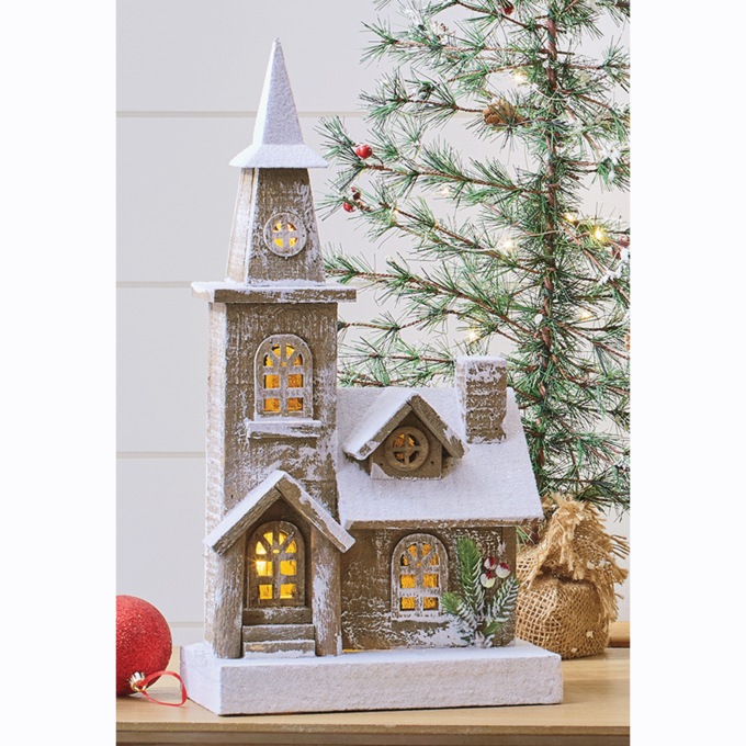 Wood Winter Village, , large