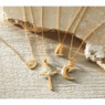 10K Gold Teardrop Pendant, , large