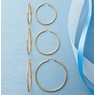 10K Gold Hoops, , large
