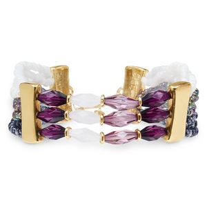 Purple Multistrand Bracelet, , large