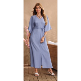 Dawn Kimono Dress, Lavender, large