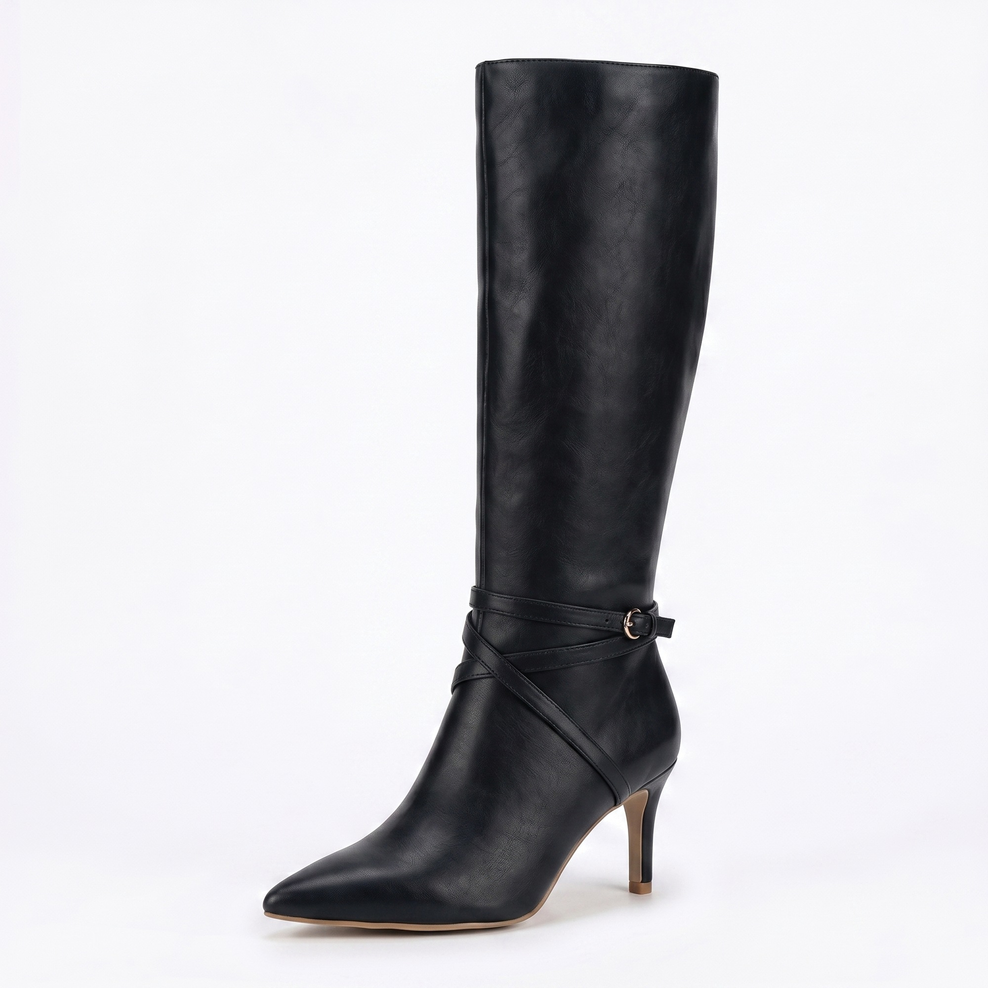 Ankle-Strap Tall Dress Boot with 2.5